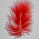 Red Small Marabou Feather