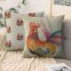 Big Rooster Printed Canvas Panel