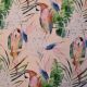 Rose Parrots Digital Jersey Fabric (1611)