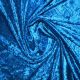 Royal Blue Crushed Velvet Fabric