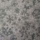 Silver Digitally Printed Snowflakes Christmas Fabric CC358