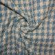 Teal/Beige Fashion Tweed Fabric (JLP0083)