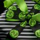 Berisfords Green Trick Or Treat Halloween Ribbon (80259)