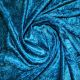 Turquoise Crushed Velvet Fabric