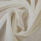 White Fire Retardant Egyptian Cotton Muslin Fabric Crinkled