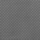 White on Grey Polka Dot Fabric 3mm (CP0009)