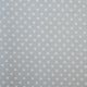 White on Powder Polka Dot Fabric 3mm (CP0009)