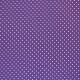 White on Purple Polka Dot Fabric 3mm flat