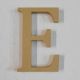 Wooden Letter E