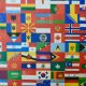 World Flags Digitally Printed Cotton Fabric