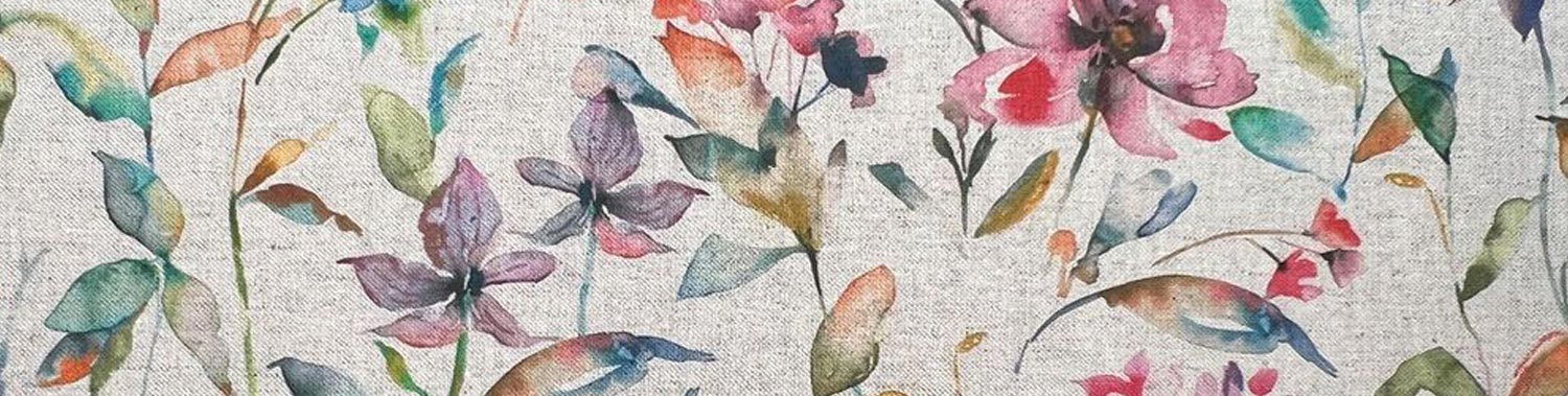 Organic Digitally Printed Linen Fabric